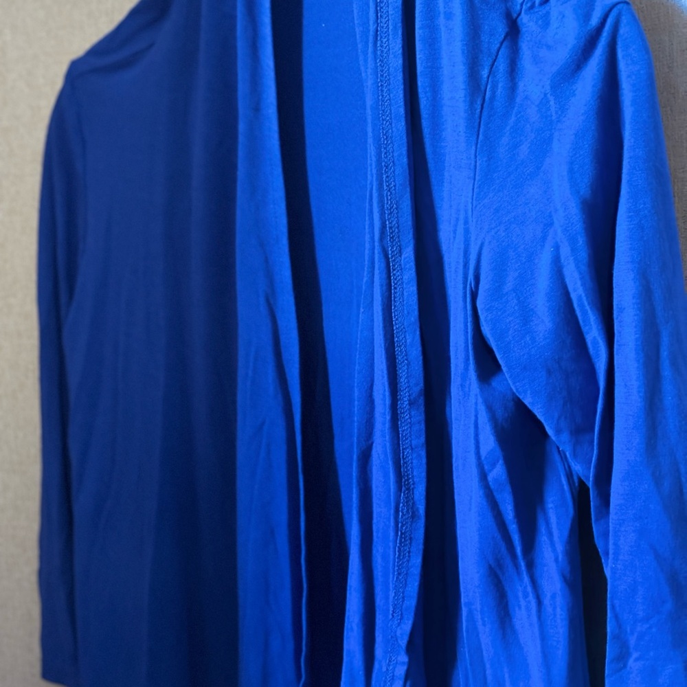 Apt 9 Elegant Blue Women's Open Front Jacket petite extra small
